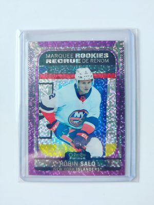 Robin Salo 21-22 Opc Platinum Violet Pixels Rookie /299