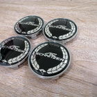 BMW vannekeskiöt – AC Schnitzer Musta-Valko – 68mm (4kpl - pikkukuva 3
