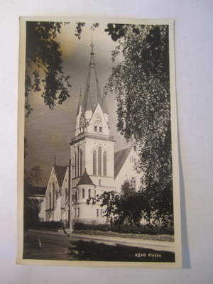 VANHA Postikortti Kemi 1957