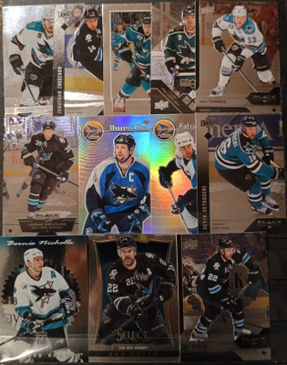 13 x SAN JOSE SHARKS Hienoista Sarjoista