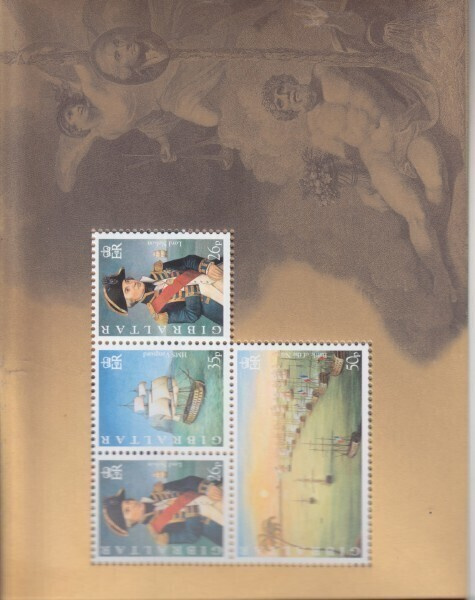 Gibraltar 5£  Nelson Battle of the nile vihko