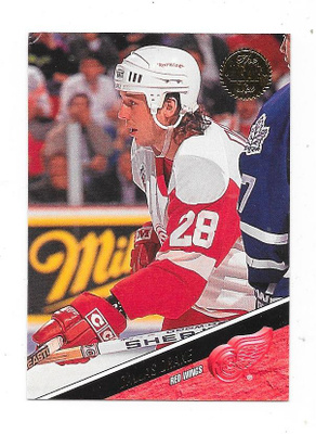 1993-94 LEAF #146 Dallas Drake , Detroit Red Wings RC