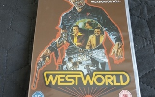 Westworld - tappokone (1973) Yul Brynner DVD **muoveissa**