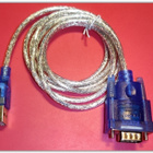 USB A - RS232 DB9 -sarjakaapeli (uros-uros), 1,5m  #30408 - pikkukuva 1