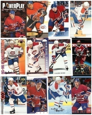 12 x VALERI BURE: Montreal Canadiens