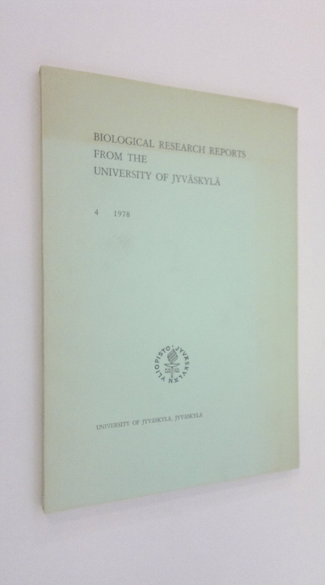Biological research reports from the University of Jyväsk...