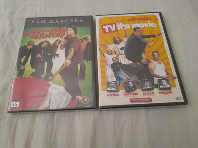 2kpl jackass dvd *uusi*