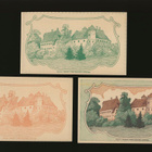 Itävalta Notgeld 10, 20, 50 Heller, Purgstall 1920 - pikkukuva 2