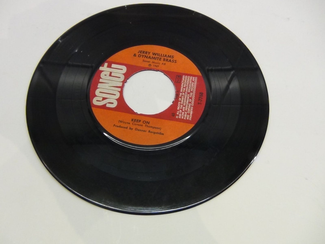 JERRY WILLIAMS & DYNAMITE BRASS 7´KEEP ON,BOOGALOO BABY