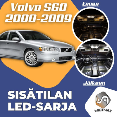 Volvo S60 Sisätilan LED-sarja 19-osainen