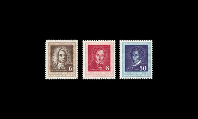 DDR 308-10 ** Kuuluisia säveltäjiä (1952)