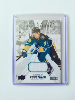 Valtteri Puustinen 22-23 Trilogy Rookie Premieres Jersey/499