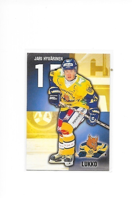 1999-00 CardSet #287 Jari Hyvärinen Lukko