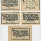 Saksa 50 Pfg, 1, 2, 3, 5 Mk, Norderney, Erittäin harvinainen - pikkukuva 2