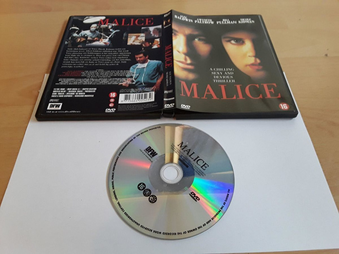 Malice - DU Region 2 DVD (Dutch Filmworks)