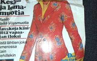 Vintage kaava lehti Neue Mode