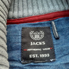 JACKS Valkoinen Neulepaita XL Vetoketjulla ja Brodeerauksell - pikkukuva 3
