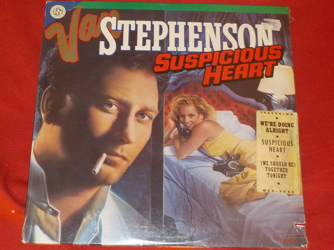 VAN STEPHENSON - Suspicious Heart - LP 1986 arena rock MINT