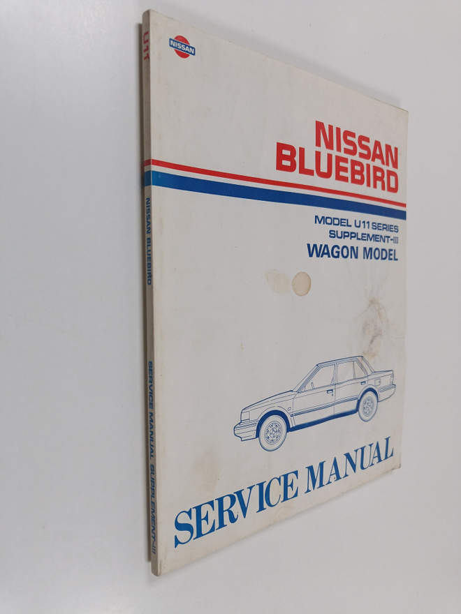 Nissan Bluebird - Service manual - Model U11 series Wagon...