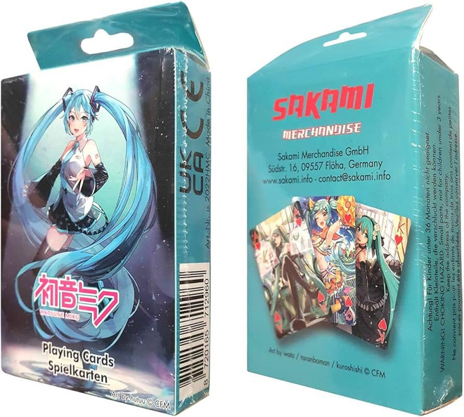 HATSUNE MIKU PLAYING CARDS	(32 763)	miku styles