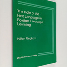 Hakan Ringbom : The role of the first language in foreign... - pikkukuva 1