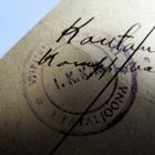 1925 Wärtsilä pakettikortti Haminaan Wiipurin rykm KKK - pikkukuva 1
