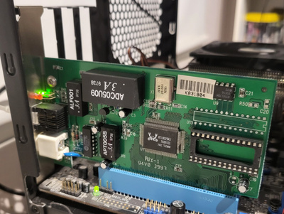 Verkkokortti RTL8029AS 10/100, Ethernet/BNC, PCI