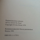 Colin Dexter - Palvelus vainajille (sid.) - pikkukuva 2