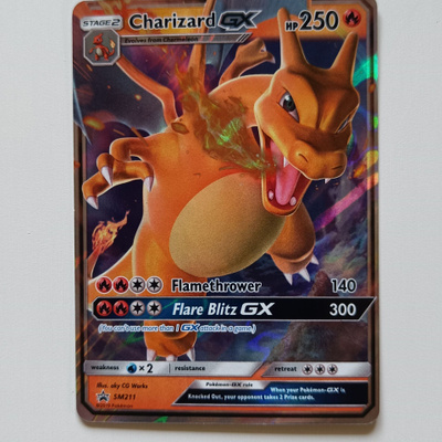 Pokemon kortti Charizard GX promo SM211