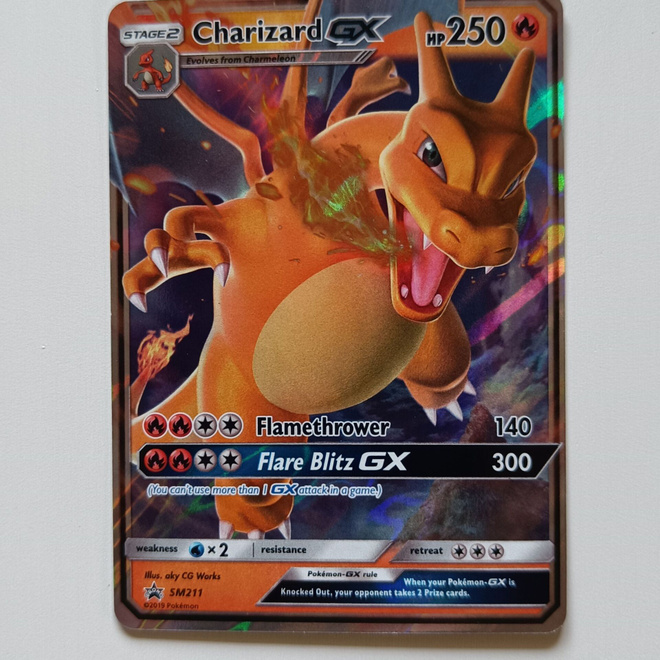 Pokemon kortti Charizard GX promo SM211