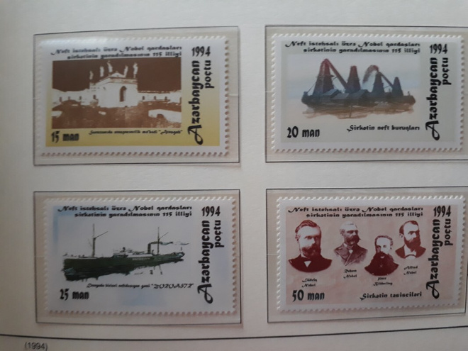 Azerbaidzan 1994 - Mustanmeren öljy ja Nobel (4)  ++