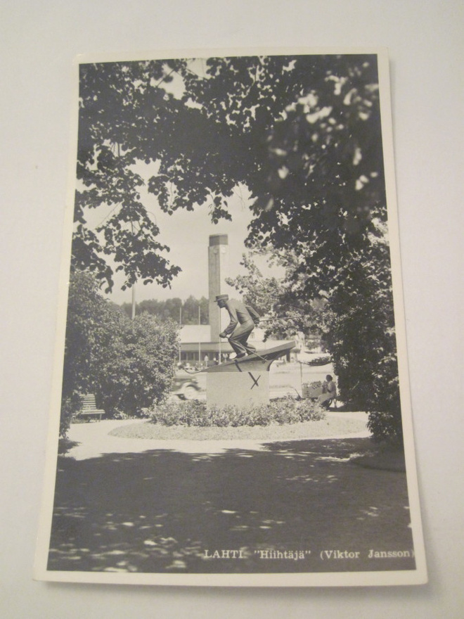 VANHA Postikortti Lahti 1950-l Alkup.Mallikappale