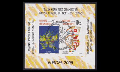 Turkki Kypros 642-3BL25B o Europa integraatio hammastamaton