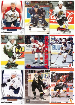 9 x SUOMI NHL Sarjoista mm. JOKINEN O. RITA, RUUTU T.......