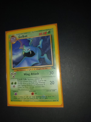 Golbat #34 Pokemon Fossil card