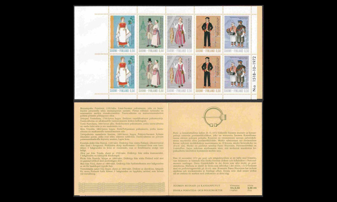 709-13V4 ** Kansanpukuja vihko (1972)