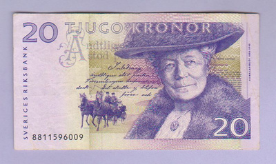 Ruotsi 20 Kronor v.2008 P-63c