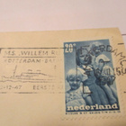 1947 Hollanti kuori Riihimäelle, laiva-aiheinen frankk. - pikkukuva 2