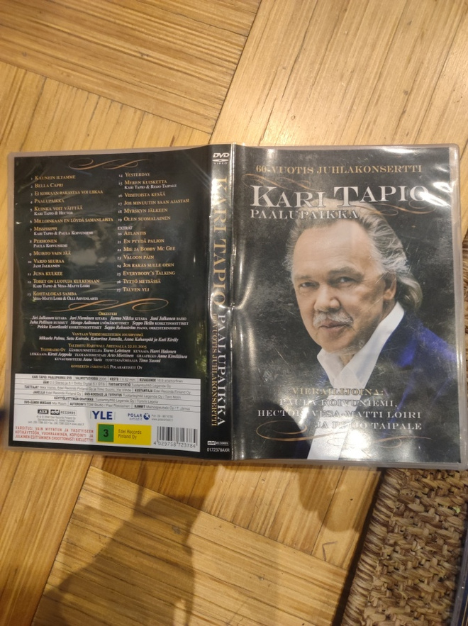 Kari Tapio, Paalupaikka - DVD