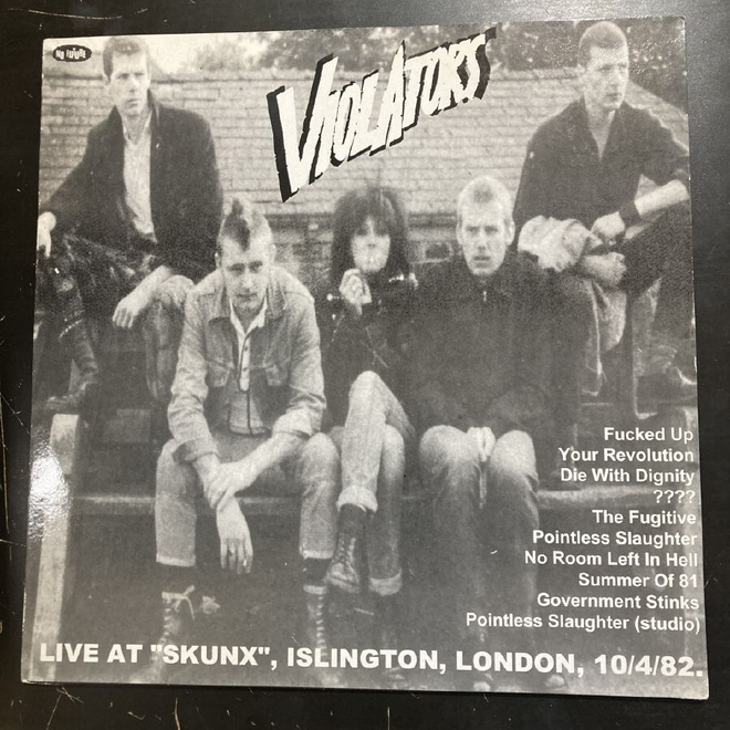 Violators / Blitz - Live At Skunx / 1st Demo (UK/1998) LP