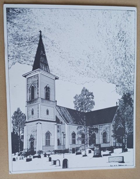 Heikkinen: Nivalan kirkko, mv piirrospk, p. 1984