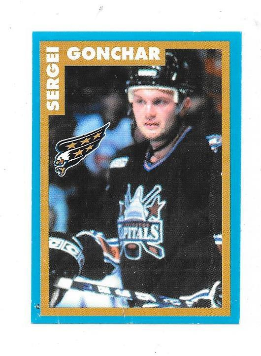 1999-00 NHL Panini #344 Sergei Gonchar Washington Capitals