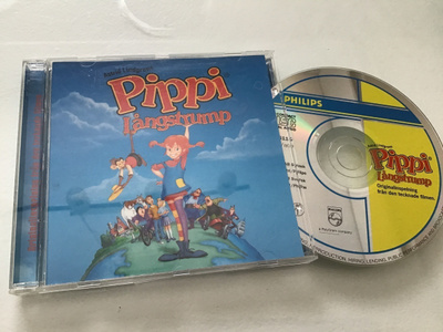 Pippi Långstrump Originalinspelning från tecknade filmen CD