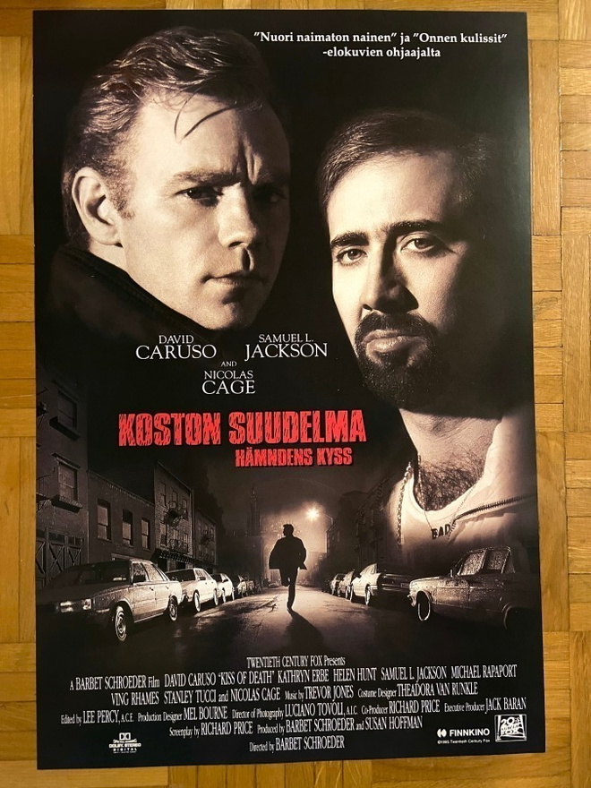 Vanha elokuvajuliste: Koston suudelma