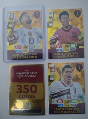 Limited edition premium gold