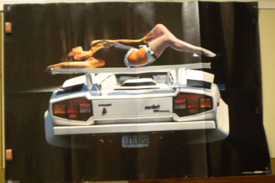 Lamborghini ja tyttö - juliste (1987)