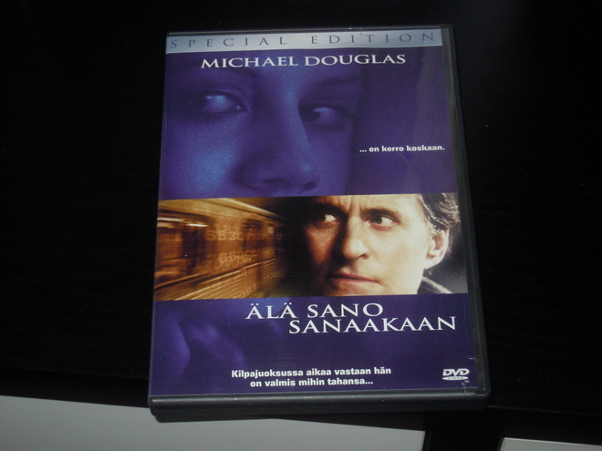 Älä sano sanaakaan -dvd (S. Edition) (Michael Douglas)(2001)