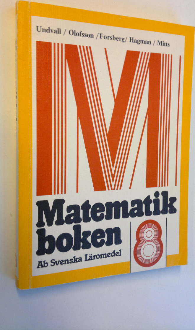 Lennart Undvall : Matematikboken 8