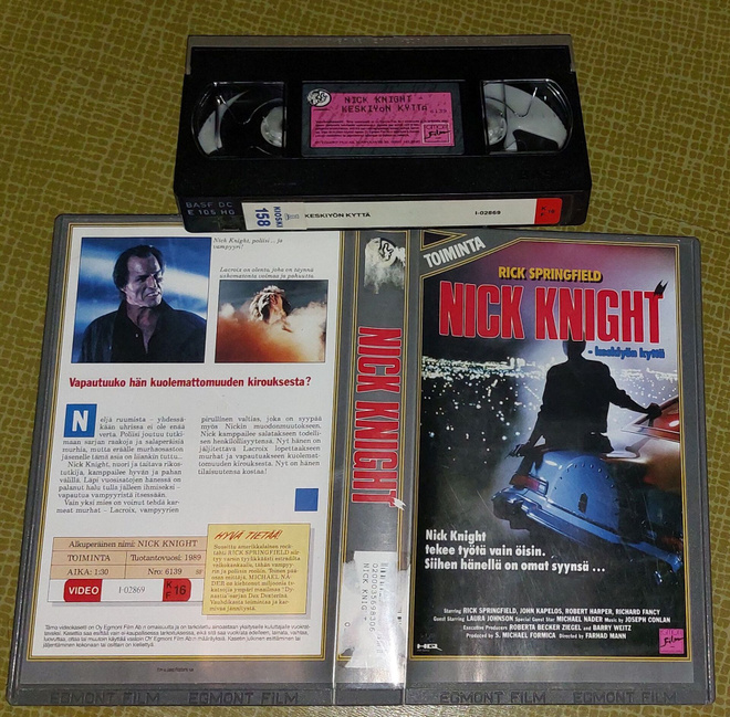 VHS FI: Nick Knight - keskiyön kyttä (Egmont Film)