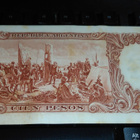 Argentiina 100 Pesos 1957-67 P272c XF - pikkukuva 2